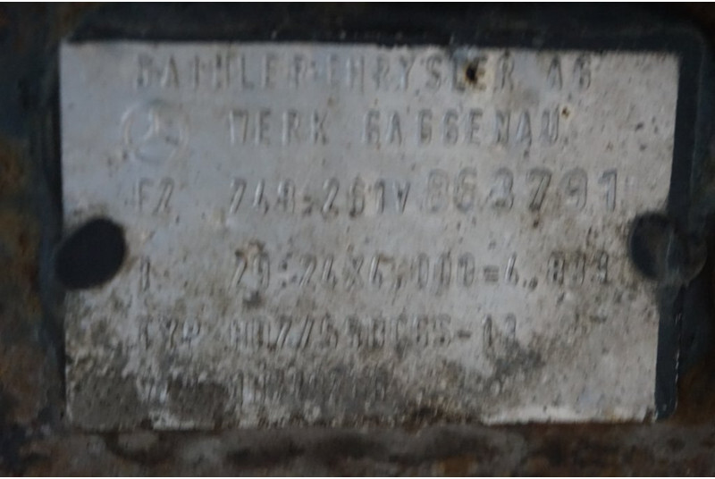 Mercedes-Benz HD7/55DCGS-13 29/24X4.00 - Задняя ось для Грузовиков: фото 4 Mercedes-Benz HD7/55DCGS-13 29/24X4.00 - Задняя ось для Грузовиков: фото 4