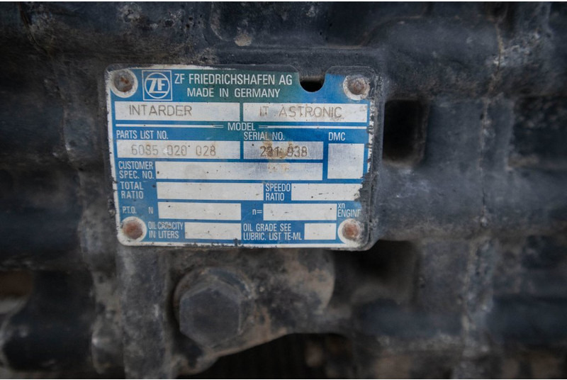Коробка передач для Грузовиков ZF 12AS23331OD+INT 81.32003-6895: фото 6 Коробка передач для Грузовиков ZF 12AS23331OD+INT 81.32003-6895: фото 6