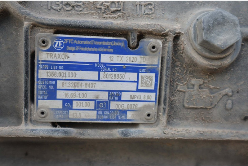 ZF 12TX2620DD 81.32004-6407 - Коробка передач для Грузовиков: фото 5 ZF 12TX2620DD 81.32004-6407 - Коробка передач для Грузовиков: фото 5