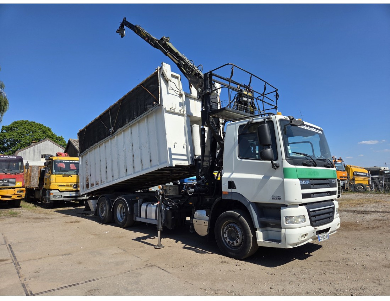 DAF CF85.410 6x2 steering axle lenk Tipper Crane HIAB J1320Z - Самосвал, Автоманипулятор: фото 3 DAF CF85.410 6x2 steering axle lenk Tipper Crane HIAB J1320Z - Самосвал, Автоманипулятор: фото 3