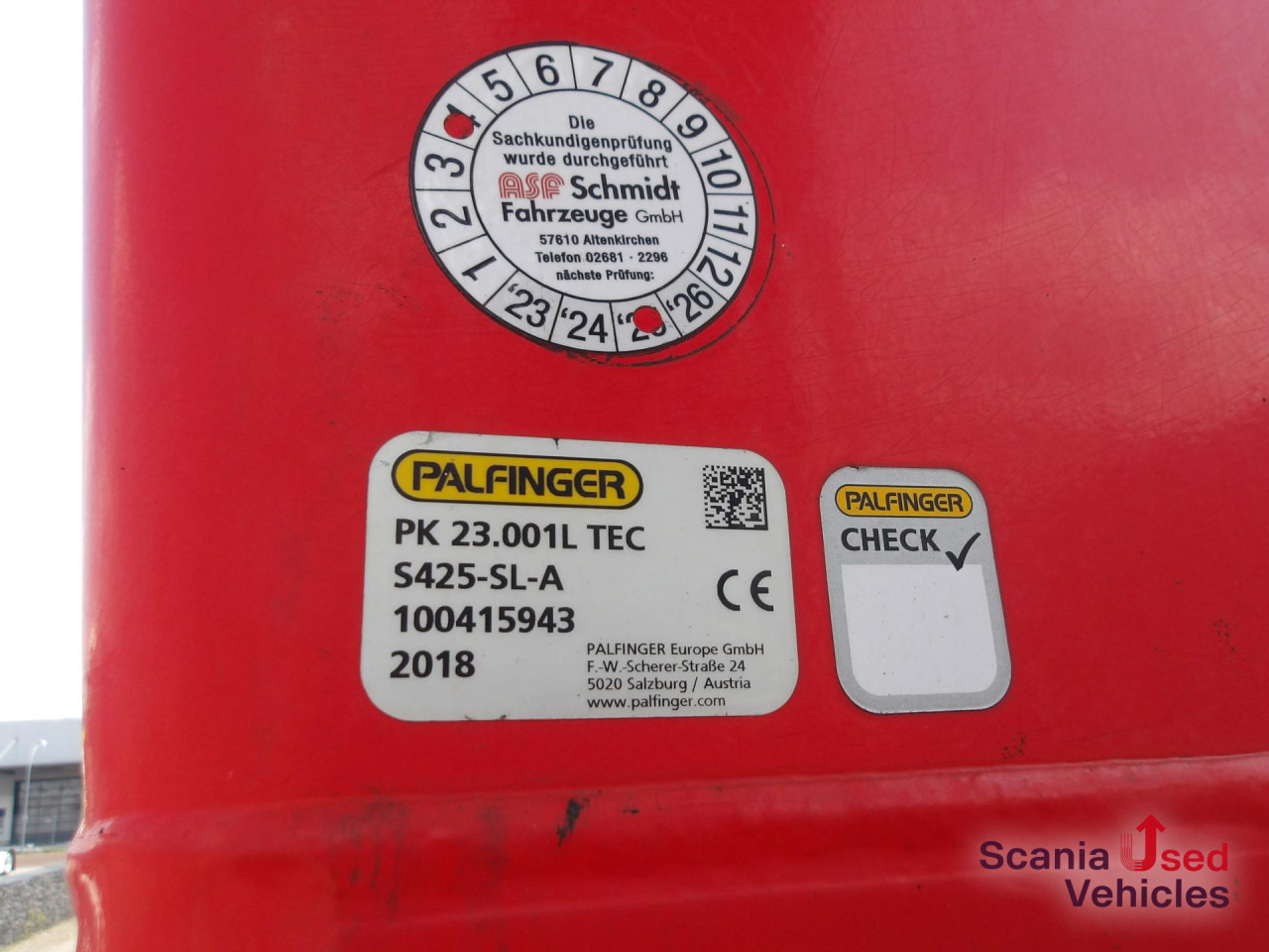 SCANIA R580 - 6x2*4 - V8 - PALFINGER PK 23.001L TEC3 - Грузовик бортовой/ Платформа, Автоманипулятор: фото 4 SCANIA R580 - 6x2*4 - V8 - PALFINGER PK 23.001L TEC3 - Грузовик бортовой/ Платформа, Автоманипулятор: фото 4