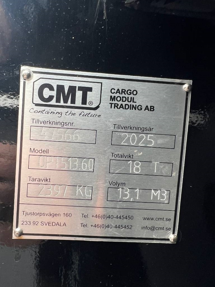 CMT Schaktflak 13m3 - Контейнер для мультилифта: фото 3 CMT Schaktflak 13m3 - Контейнер для мультилифта: фото 3