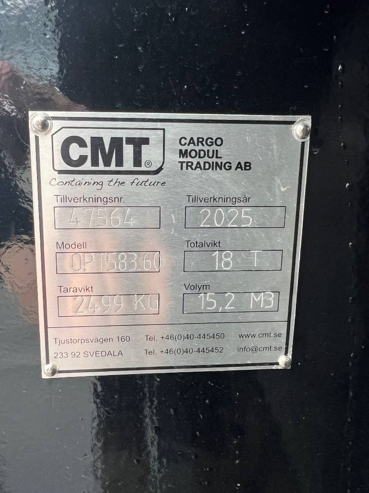 CMT Schaktflak 15m3 - Контейнер для мультилифта: фото 3 CMT Schaktflak 15m3 - Контейнер для мультилифта: фото 3
