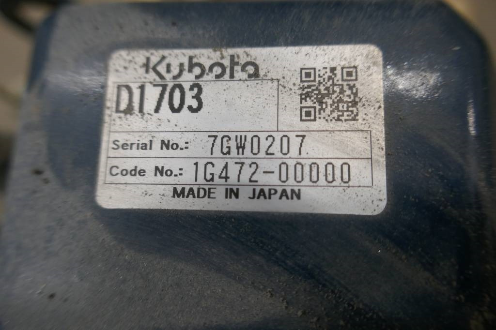 Двигатель для Строительной техники Kubota D 1703-EU1: фото 6