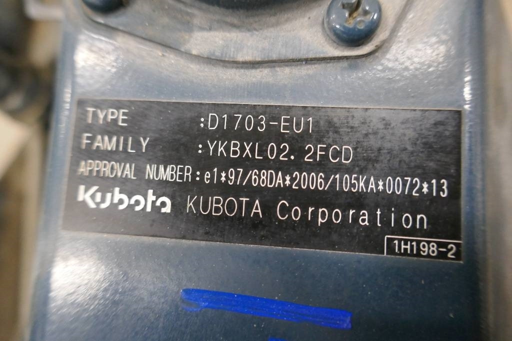 Kubota D 1703-EU1 - Двигатель для Строительной техники: фото 5 Kubota D 1703-EU1 - Двигатель для Строительной техники: фото 5