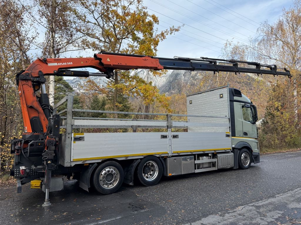 Mercedes-Benz Actros 2545 6x2, E6, Effer 265/6S - Автоманипулятор, Грузовик бортовой/ Платформа: фото 2 Mercedes-Benz Actros 2545 6x2, E6, Effer 265/6S - Автоманипулятор, Грузовик бортовой/ Платформа: фото 2