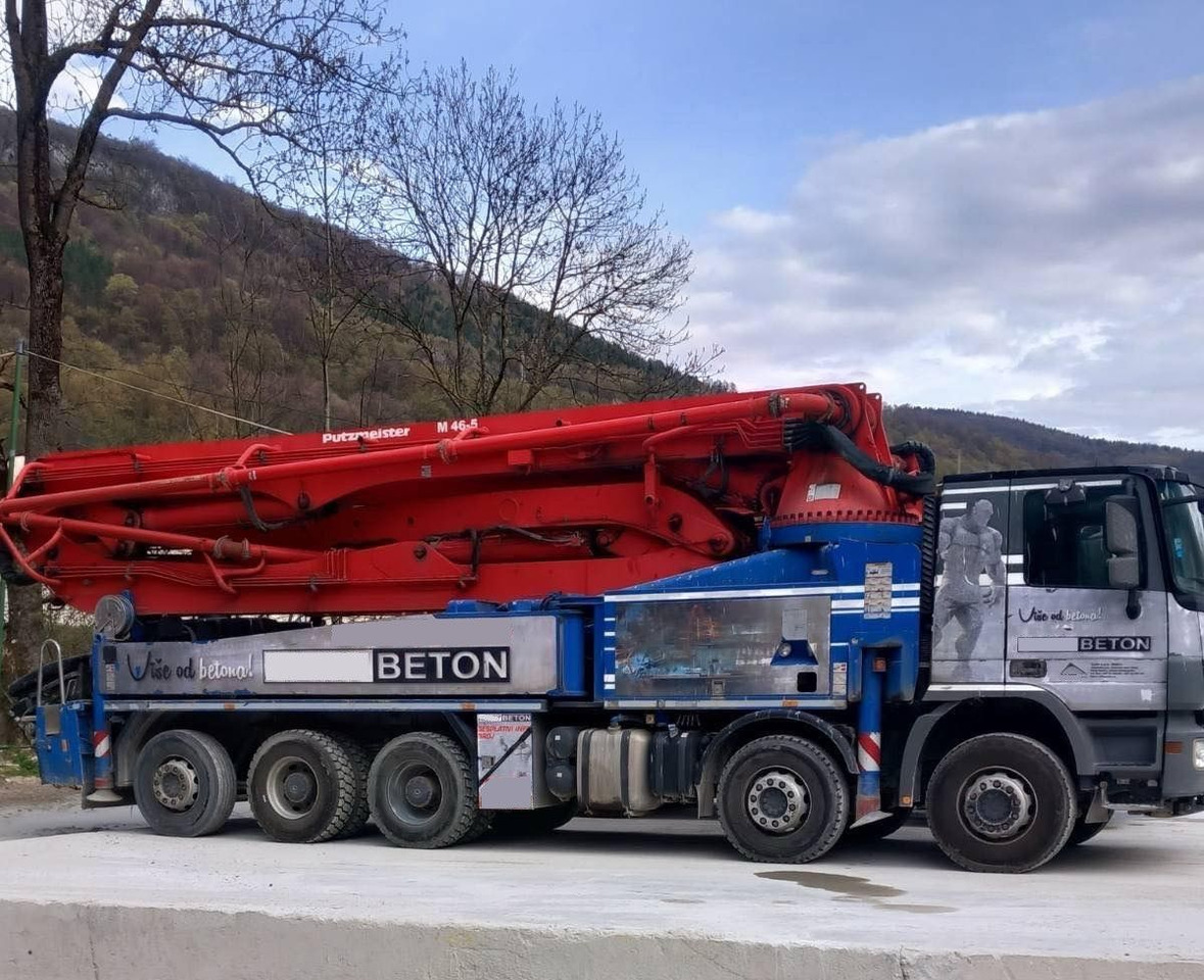 Mercedes-Benz Actros 4448 10x4, E5, MP-3, Putzmeister M46-5 - Автобетононасос: фото 1 Mercedes-Benz Actros 4448 10x4, E5, MP-3, Putzmeister M46-5 - Автобетононасос: фото 1