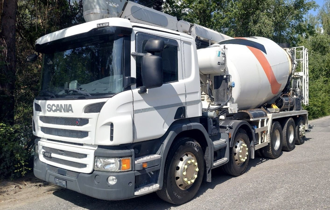 Scania P450 LB 10x4,E6,Stetter 10m³,Förderband/belt 16m - Автобетоносмеситель: фото 4 Scania P450 LB 10x4,E6,Stetter 10m³,Förderband/belt 16m - Автобетоносмеситель: фото 4