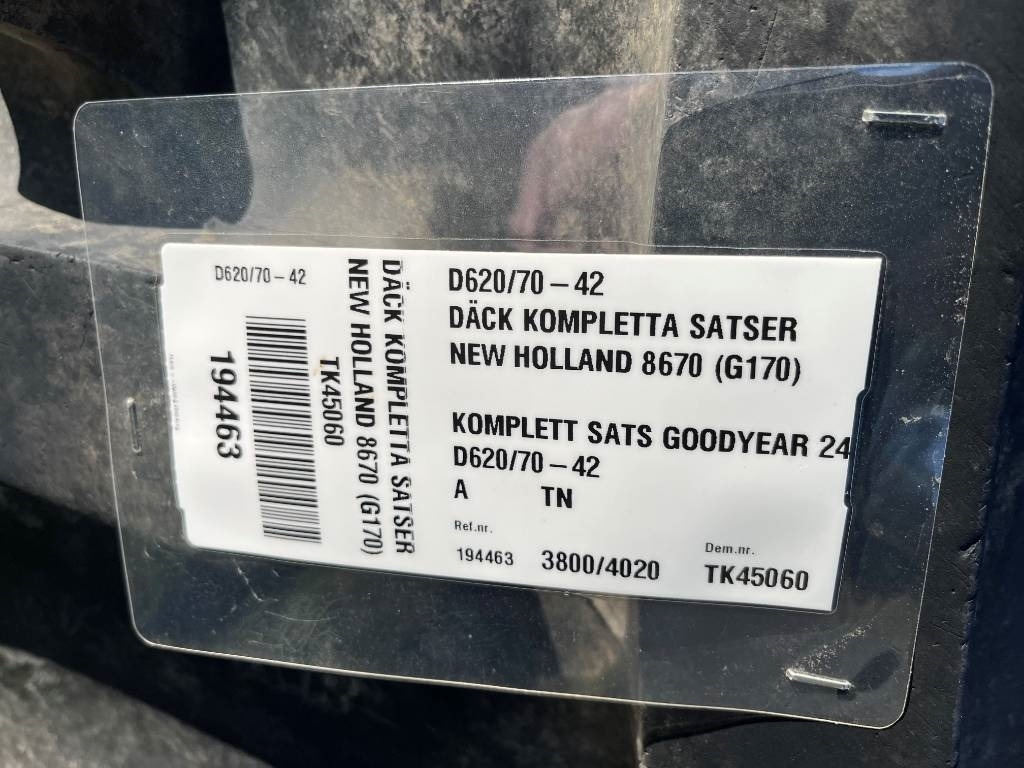 Goodyear 620/70R42 till New Holland / Ford 8670 - Шина для Сельскохозяйственной техники: фото 2 Goodyear 620/70R42 till New Holland / Ford 8670 - Шина для Сельскохозяйственной техники: фото 2