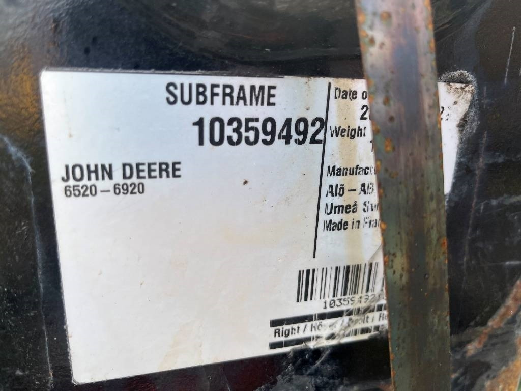 Lastarfäste Quicke Ålö Trima till JD 6520 - 6930 - Фронтальный погрузчик для трактора: фото 2 Lastarfäste Quicke Ålö Trima till JD 6520 - 6930 - Фронтальный погрузчик для трактора: фото 2