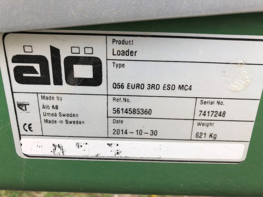 Reservdelar / Parts till Ålö / Trima Quicke Q56 - Фронтальный погрузчик для трактора: фото 2 Reservdelar / Parts till Ålö / Trima Quicke Q56 - Фронтальный погрузчик для трактора: фото 2