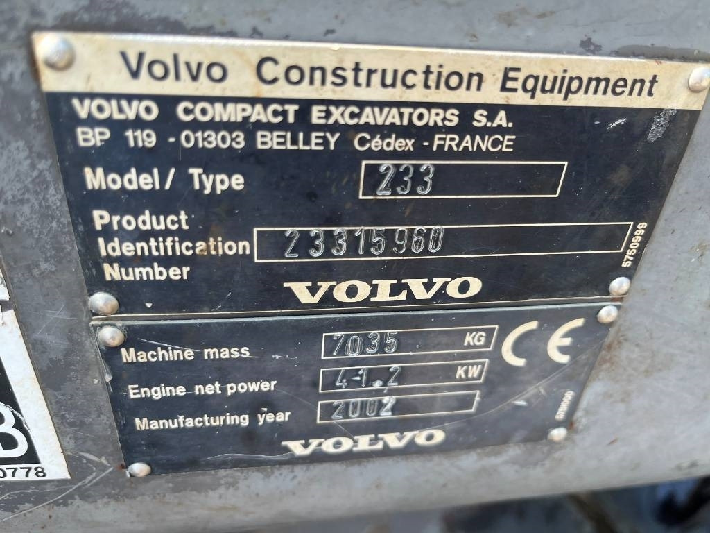 Volvo EC 70 - Мини-экскаватор: фото 3 Volvo EC 70 - Мини-экскаватор: фото 3