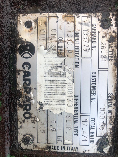 Carraro 18536 R Obudowa Mostu - Sanderson Matbro Manitou Carraro 26.21 - Ось и запчасти для Сельскохозяйственной техники: фото 2 Carraro 18536 R Obudowa Mostu - Sanderson Matbro Manitou Carraro 26.21 - Ось и запчасти для Сельскохозяйственной техники: фото 2