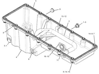 Cat Caterpillar C13 - miska olejowa 341-4951 - Масляный поддон для Сельскохозяйственной техники: фото 1 Cat Caterpillar C13 - miska olejowa 341-4951 - Масляный поддон для Сельскохозяйственной техники: фото 1