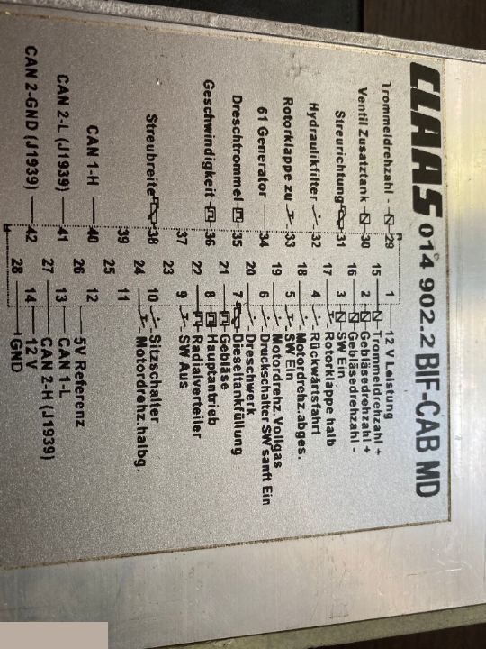 Claas Lexion 510 520 530 540 550 560 570 580 600 - Moduł Płyty Bezpieczników 014 902.2 - Предохранитель для Сельскохозяйственной техники: фото 1 Claas Lexion 510 520 530 540 550 560 570 580 600 - Moduł Płyty Bezpieczników 014 902.2 - Предохранитель для Сельскохозяйственной техники: фото 1