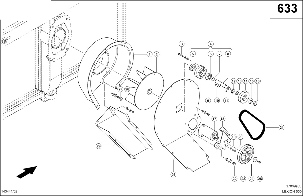 Claas Lexion 600 FILTR POWIETRZA 0006576932 (Napęd kosza chłodnicy-dmuchawy odsysającej) - Воздушный фильтр для Сельскохозяйственной техники: фото 1 Claas Lexion 600 FILTR POWIETRZA 0006576932 (Napęd kosza chłodnicy-dmuchawy odsysającej) - Воздушный фильтр для Сельскохозяйственной техники: фото 1