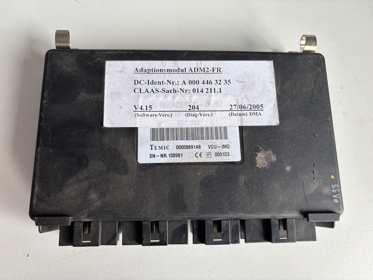 Claas Lexion Mega Jaguar - moduł sterownik silnika ECU 014211.2 - Блок управления для Сельскохозяйственной техники: фото 1 Claas Lexion Mega Jaguar - moduł sterownik silnika ECU 014211.2 - Блок управления для Сельскохозяйственной техники: фото 1