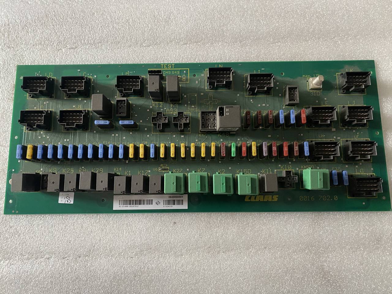 Claas Płyta Bezpieczników | Modułów 0016702.0 - Предохранитель для Сельскохозяйственной техники: фото 1 Claas Płyta Bezpieczników | Modułów 0016702.0 - Предохранитель для Сельскохозяйственной техники: фото 1