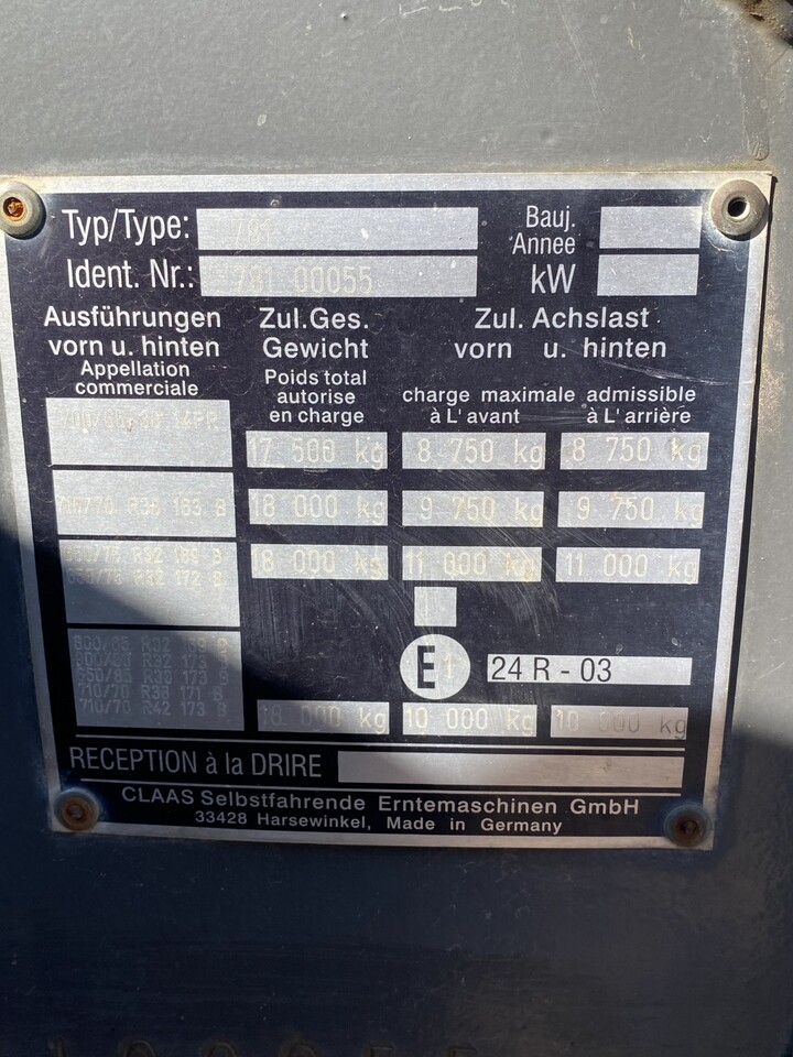 Claas Xerion 3300 Trac - Opony 650/85 R38 TRELLEBORG - Шина для Тракторов: фото 2 Claas Xerion 3300 Trac - Opony 650/85 R38 TRELLEBORG - Шина для Тракторов: фото 2