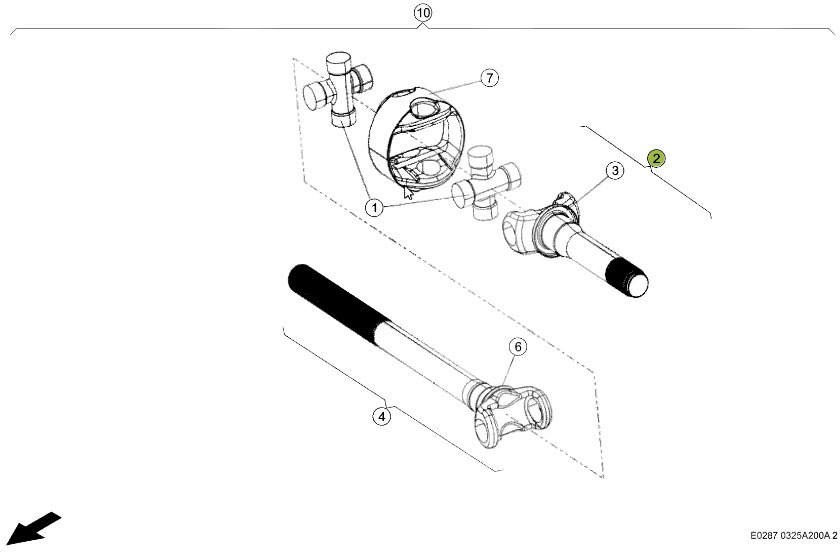 Claas Xerion 4000 - mechanizm róźnicowy dyferencjał - oś wtykana 0014996660 - Дифференциал для Сельскохозяйственной техники: фото 1 Claas Xerion 4000 - mechanizm róźnicowy dyferencjał - oś wtykana 0014996660 - Дифференциал для Сельскохозяйственной техники: фото 1
