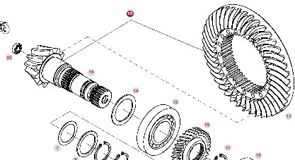 Fendt 414 415 Vario Zestaw Koła Koronowego G404100410013 404100410013 - Дифференциал для Сельскохозяйственной техники: фото 1 Fendt 414 415 Vario Zestaw Koła Koronowego G404100410013 404100410013 - Дифференциал для Сельскохозяйственной техники: фото 1