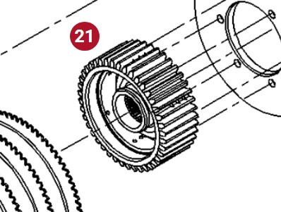 Fendt 930 933 936 939 942 Vario Gen 6 Koło Zębate Zębatka Przedniego WOM CZĘŚCI 931150200120 - Трансмиссия для Тракторов: фото 1 Fendt 930 933 936 939 942 Vario Gen 6 Koło Zębate Zębatka Przedniego WOM CZĘŚCI 931150200120 - Трансмиссия для Тракторов: фото 1