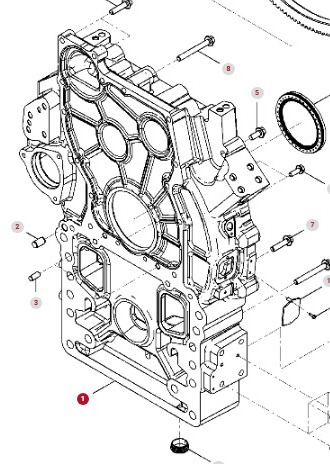 Fendt 936 Gen 7 Silnik D1556LE523 Osłona Obudowa Koła Zamachowego H218PF150075A - Маховик для Тракторов: фото 1 Fendt 936 Gen 7 Silnik D1556LE523 Osłona Obudowa Koła Zamachowego H218PF150075A - Маховик для Тракторов: фото 1