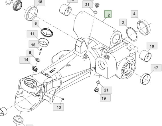John Deere 7830 Obudowa Pochwa Przedniej Osi Lewa CZĘŚĆI R259396 R269505 R287713 - Передняя ось для Сельскохозяйственной техники: фото 1 John Deere 7830 Obudowa Pochwa Przedniej Osi Lewa CZĘŚĆI R259396 R269505 R287713 - Передняя ось для Сельскохозяйственной техники: фото 1