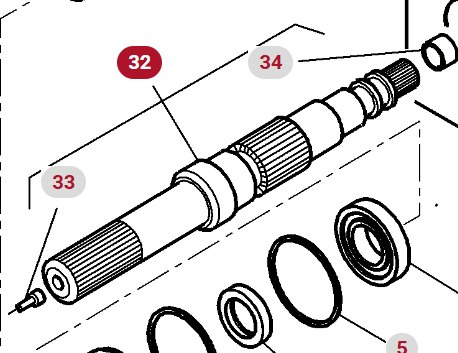 Massey Ferguson 7516 Wał Przedniej Osi 4301709M94 - Передняя ось для Сельскохозяйственной техники: фото 1 Massey Ferguson 7516 Wał Przedniej Osi 4301709M94 - Передняя ось для Сельскохозяйственной техники: фото 1