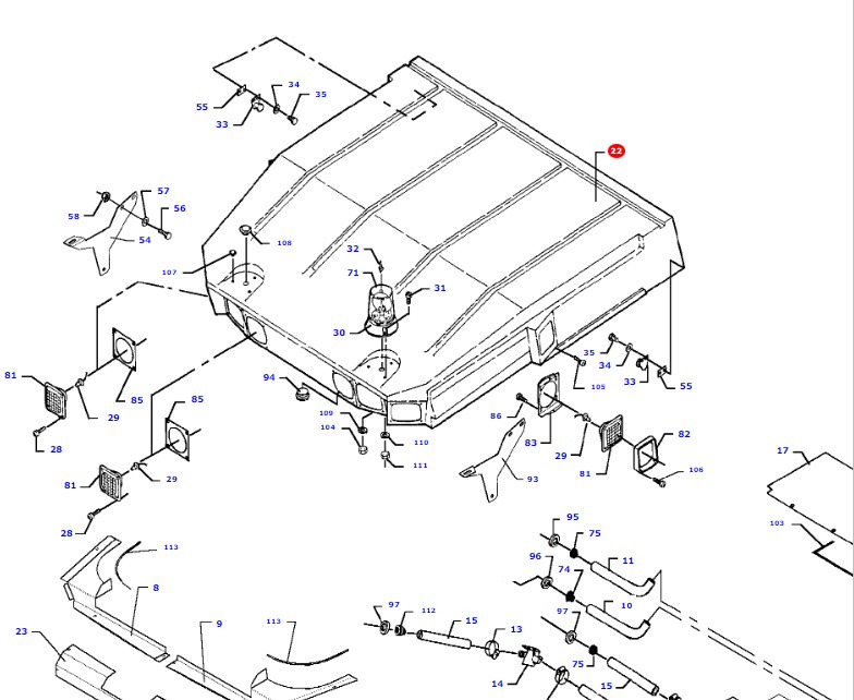 Massey Fergusson MF 30 32 - lampa przednia reflektor D45080002 - Передняя фара для Сельскохозяйственной техники: фото 1 Massey Fergusson MF 30 32 - lampa przednia reflektor D45080002 - Передняя фара для Сельскохозяйственной техники: фото 1