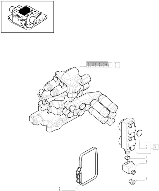 New Holland T6010 T6070 Zawór hydrauliczny 87566448 - Гидравлический клапан для Сельскохозяйственной техники: фото 1 New Holland T6010 T6070 Zawór hydrauliczny 87566448 - Гидравлический клапан для Сельскохозяйственной техники: фото 1