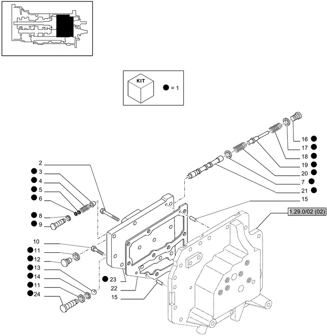 New Holland T6010 T6090 T6070 Zawór hydrauliczny 82021820 - Гидравлический клапан для Сельскохозяйственной техники: фото 1 New Holland T6010 T6090 T6070 Zawór hydrauliczny 82021820 - Гидравлический клапан для Сельскохозяйственной техники: фото 1