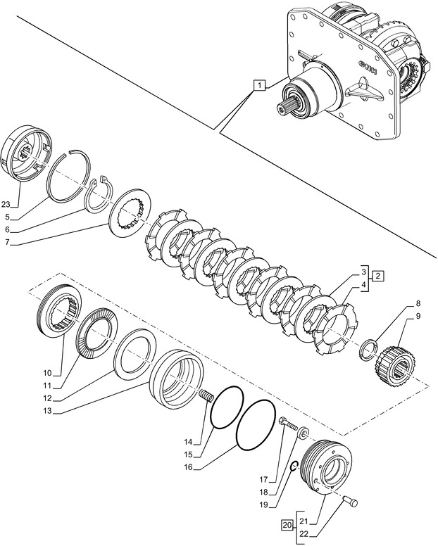 New Holland T6070 Zestaw sprzęgieł 5198089 - Сцепление и запчасти для Тракторов: фото 1 New Holland T6070 Zestaw sprzęgieł 5198089 - Сцепление и запчасти для Тракторов: фото 1