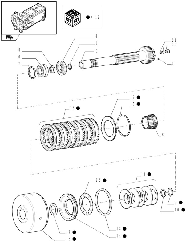 New Holland T6090 Zestaw sprzęgieł 87730418 - Сцепление и запчасти для Тракторов: фото 1 New Holland T6090 Zestaw sprzęgieł 87730418 - Сцепление и запчасти для Тракторов: фото 1