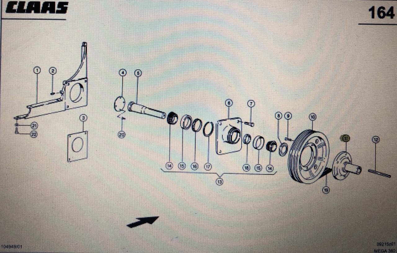 Piasta Claas Mega 370-340 Nr kat. 000 661 197 0 Nr kat. 000 661 197 0 - Ступица для Сельскохозяйственной техники: фото 1 Piasta Claas Mega 370-340 Nr kat. 000 661 197 0 Nr kat. 000 661 197 0 - Ступица для Сельскохозяйственной техники: фото 1