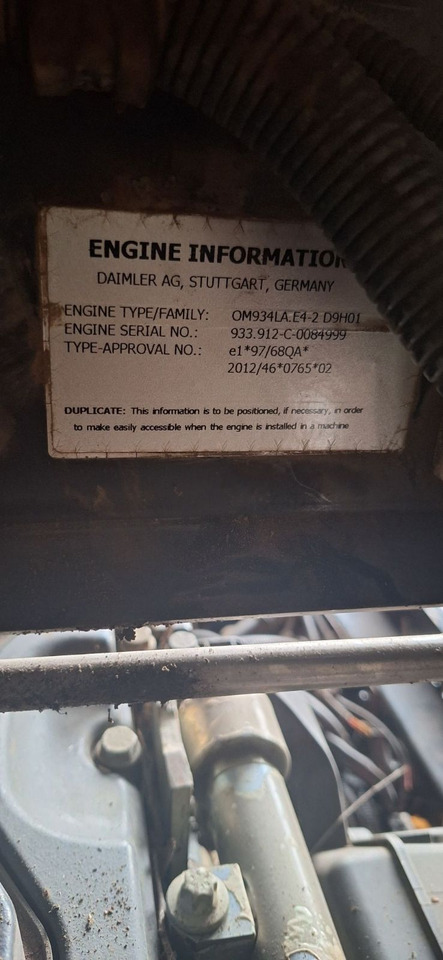 Silnik Mercedes OM934LA OM934 części - Двигатель и запчасти для Грузовиков: фото 5 Silnik Mercedes OM934LA OM934 części - Двигатель и запчасти для Грузовиков: фото 5