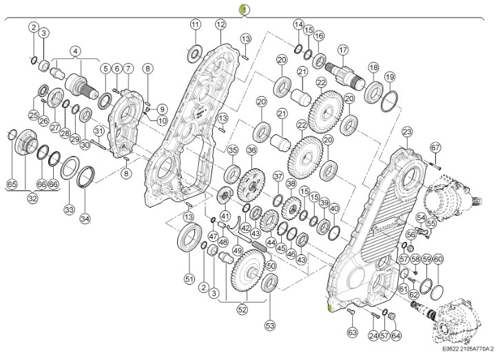 Claas Jaguar 970 - przekładnia rozdzielająca 0013249115 - Запчасти для Кормоуборочных комбайнов: фото 1 Claas Jaguar 970 - przekładnia rozdzielająca 0013249115 - Запчасти для Кормоуборочных комбайнов: фото 1