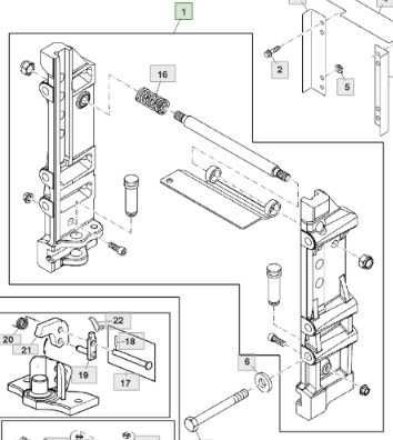 John Deere 7830 Uchwyt RE215263 - Запчасти для Сельскохозяйственной техники: фото 2 John Deere 7830 Uchwyt RE215263 - Запчасти для Сельскохозяйственной техники: фото 2