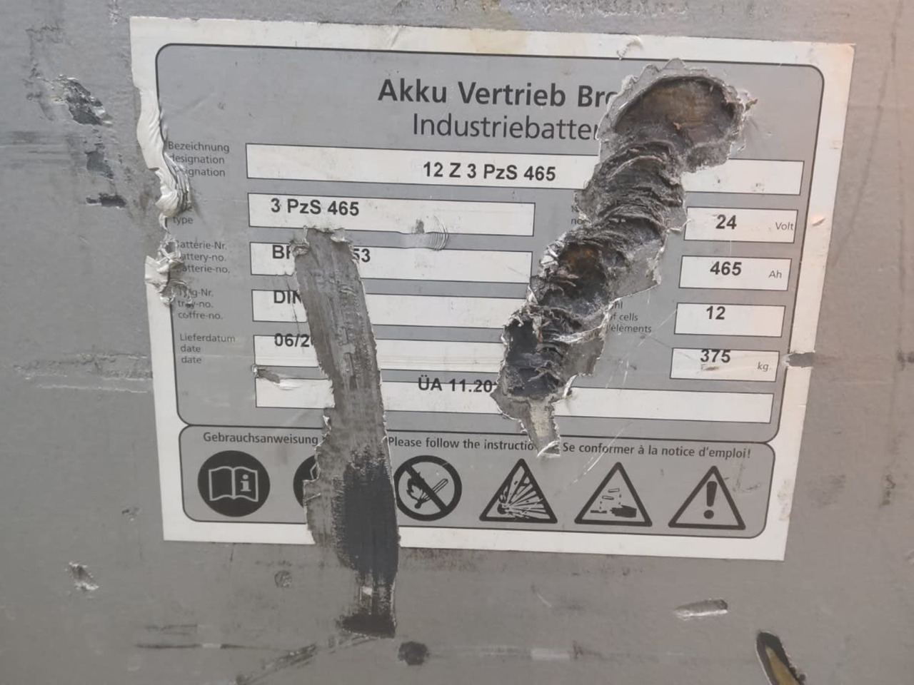 AVB 24V 465Ah - Аккумулятор для Погрузочно-разгрузочной техники: фото 2 AVB 24V 465Ah - Аккумулятор для Погрузочно-разгрузочной техники: фото 2