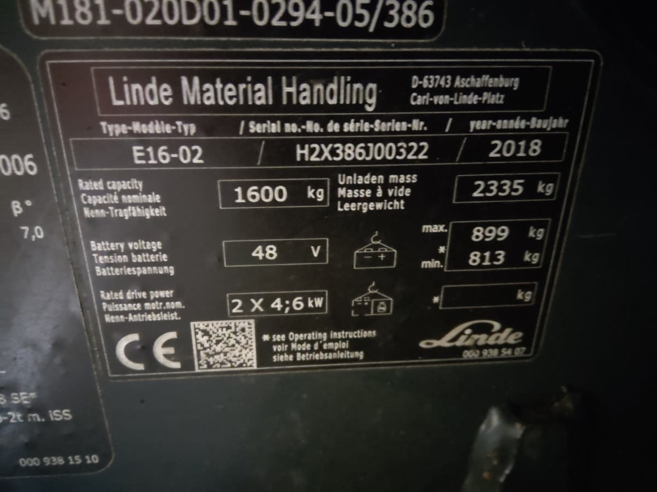 Linde E16-02 - Электропогрузчик: фото 2 Linde E16-02 - Электропогрузчик: фото 2