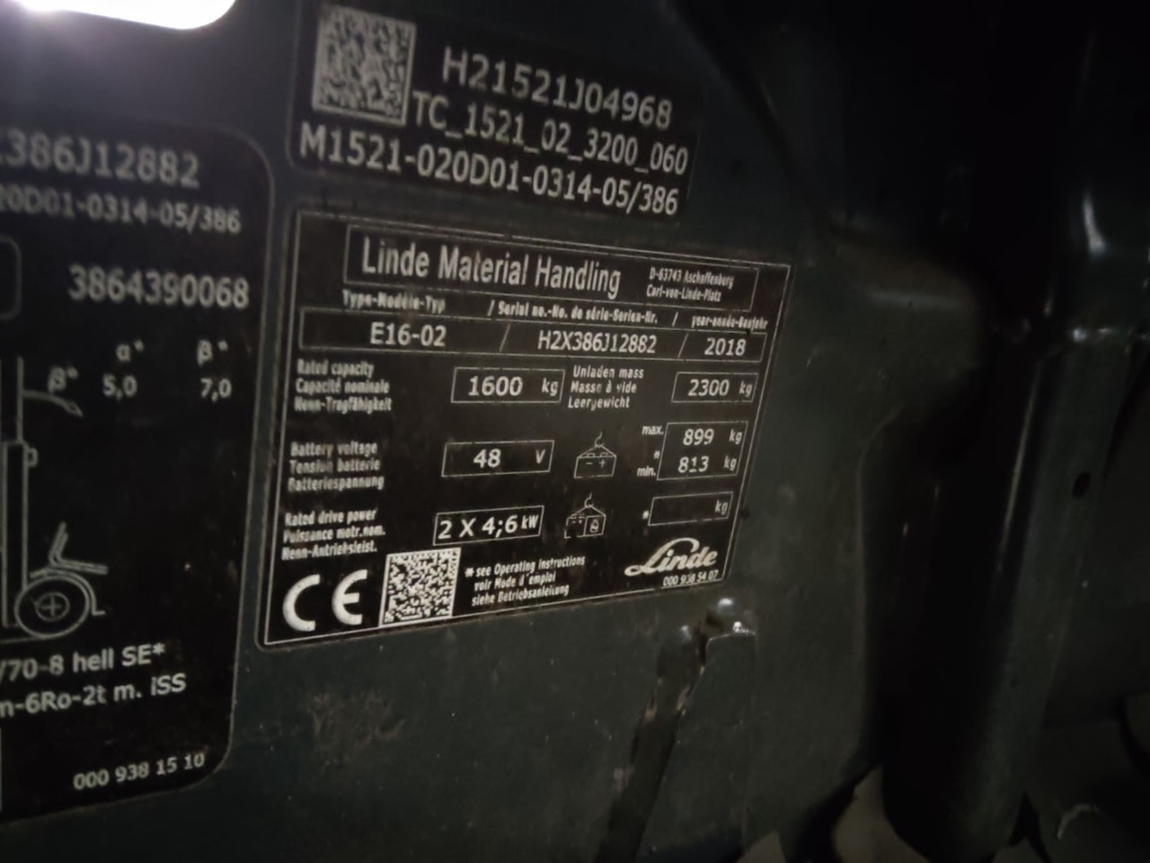 Linde E16-02 - Электропогрузчик: фото 3 Linde E16-02 - Электропогрузчик: фото 3
