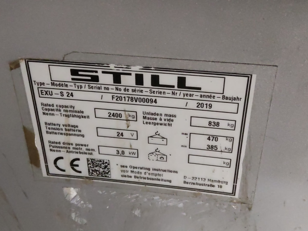 STILL EXU-S24/2400mm - Тележка: фото 5 STILL EXU-S24/2400mm - Тележка: фото 5