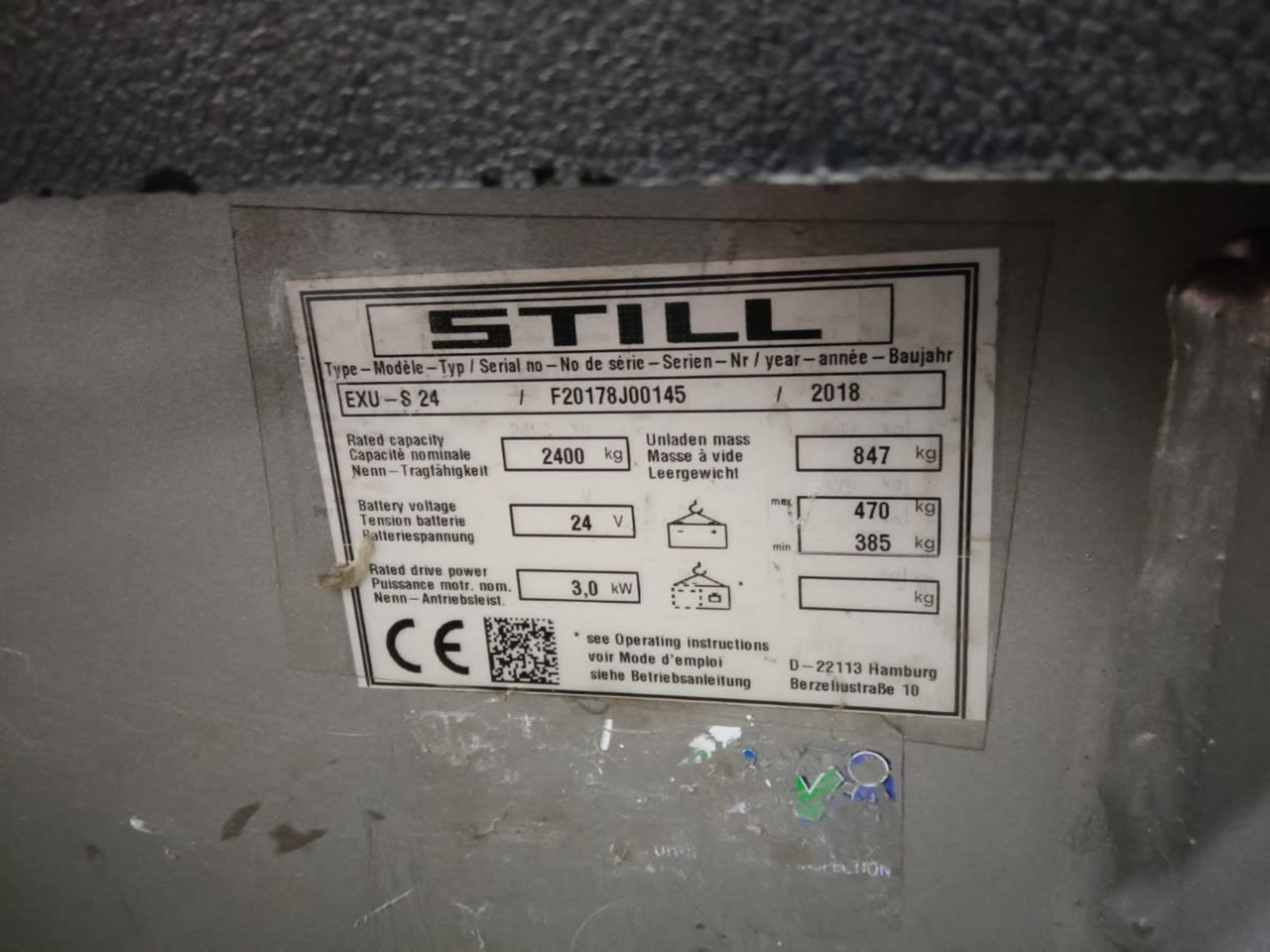 STILL EXU-S24/2400mm/LiIon - Тележка: фото 5 STILL EXU-S24/2400mm/LiIon - Тележка: фото 5