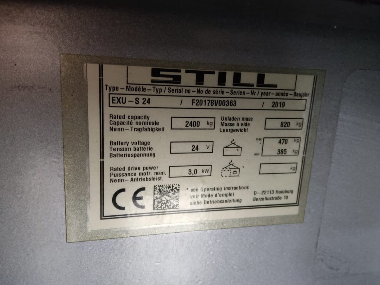 STILL EXU-S24 - Тележка: фото 5 STILL EXU-S24 - Тележка: фото 5