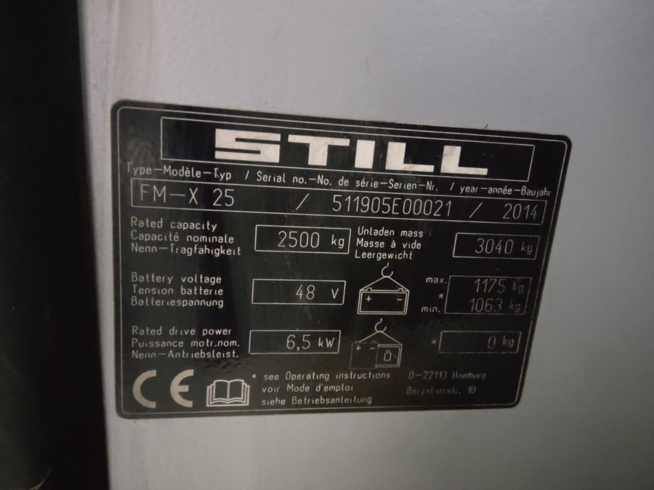 STILL FM-X25 - Ричтрак: фото 2 STILL FM-X25 - Ричтрак: фото 2