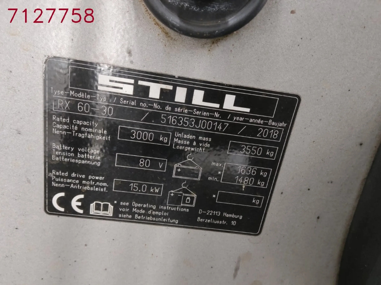 STILL RX60-30 - Электропогрузчик: фото 5 STILL RX60-30 - Электропогрузчик: фото 5