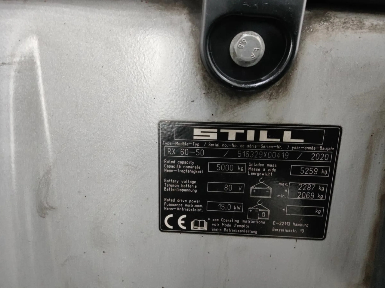 STILL RX60-50 - Электропогрузчик: фото 5 STILL RX60-50 - Электропогрузчик: фото 5