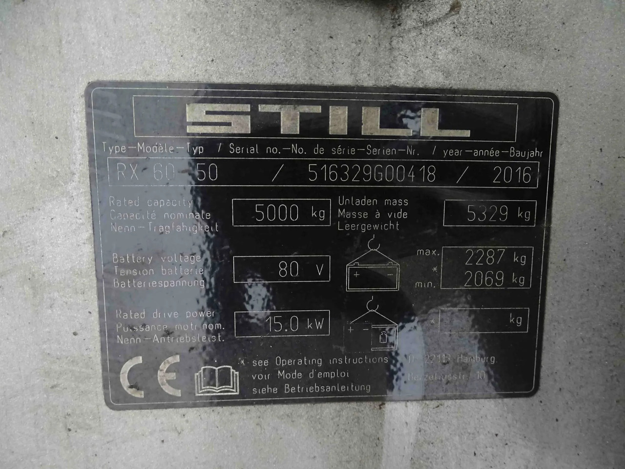 STILL RX60-50 - Электропогрузчик: фото 5 STILL RX60-50 - Электропогрузчик: фото 5