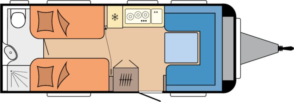 Hobby Excellent Edition 540 WLU 2026 2000kg., - Прицеп дача: фото 2 Hobby Excellent Edition 540 WLU 2026 2000kg., - Прицеп дача: фото 2