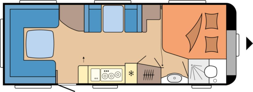 Hobby Excellent Edition 650 UMFe PICO AUTARK, FBH 2200 - Прицеп дача: фото 2 Hobby Excellent Edition 650 UMFe PICO AUTARK, FBH 2200 - Прицеп дача: фото 2
